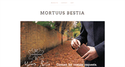 Desktop Screenshot of mortuusbestia.com